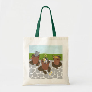 Bolsa de té para gatitos de flores