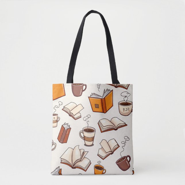 Bolsa de té para libros y café - Estética de bibli (Anverso)