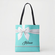 Bolsa de té personalizada Aqua Bold & Bougie Gift