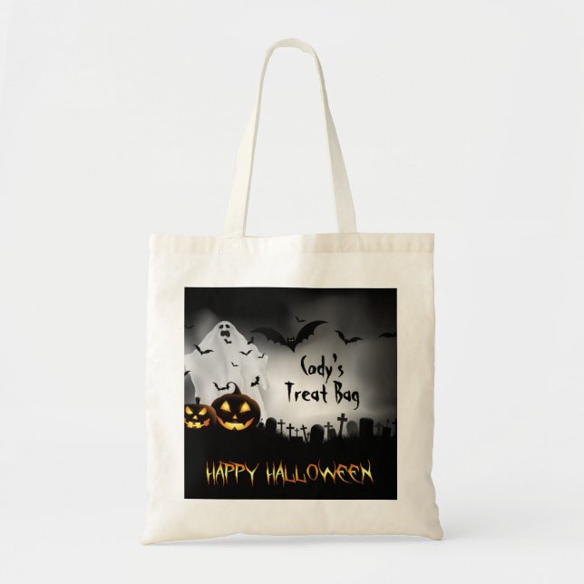 Bolsa de té personalizada de Halloween (Frente)