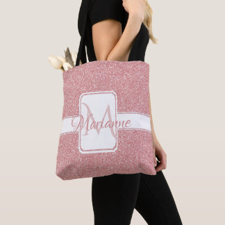 Bolsa de té personalizada de Purpurina rosa