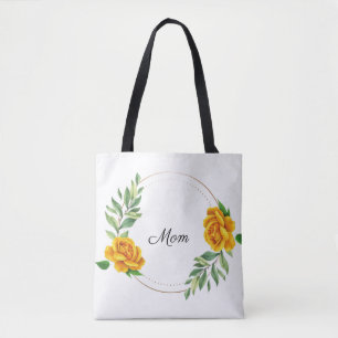 Bolsa de té personalizada de rosas amarillas