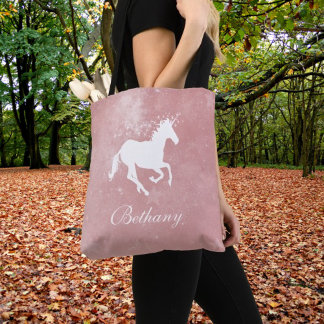 Bolsa de té personalizada de Unicornio rosa