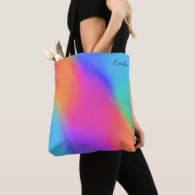 Bolsa de té personalizada de Vivid Holographic (Detalle)
