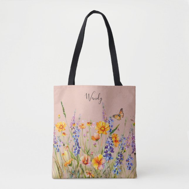 Bolsa de té personalizada en el jardín natural (Anverso)