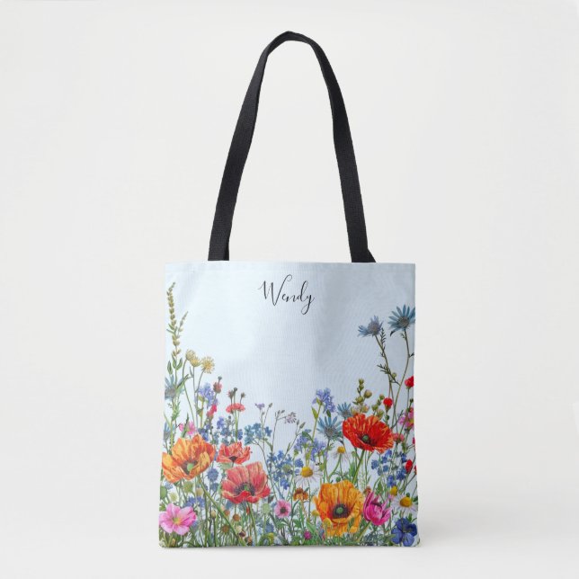 Bolsa de té personalizada en el jardín natural (Anverso)