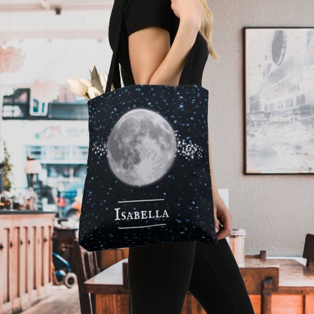 Bolsa de té personalizada lunar (Lunar Personalized Tote Bag)