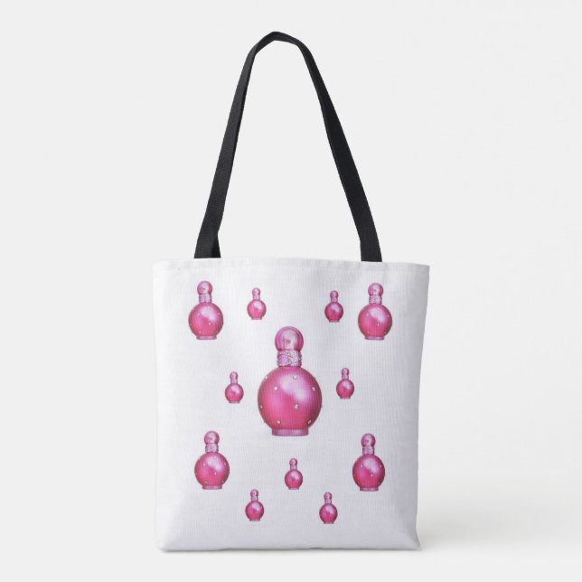 bolsa de té spa botellas de perfume rosa (Reverso)