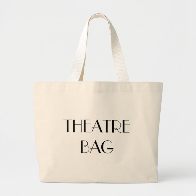 Bolsa de teatro Tote grande (Frente)