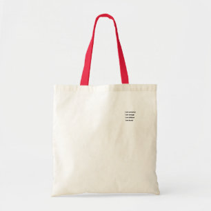 Bolsa de tela amor propio