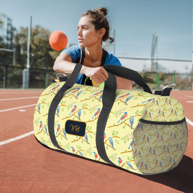 Bolsa de tela azul amarilla (Subido por el creador)