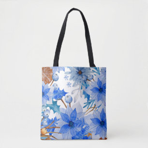 Bolsa de tela, bolsa de tocador con impresión flor