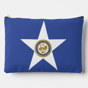 Bolsa de tela con la bandera de Houston, EE. UU. i