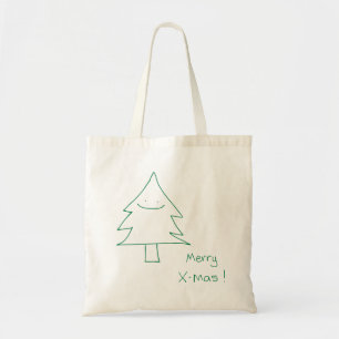 Bolsa de tela de árbol de Navidad