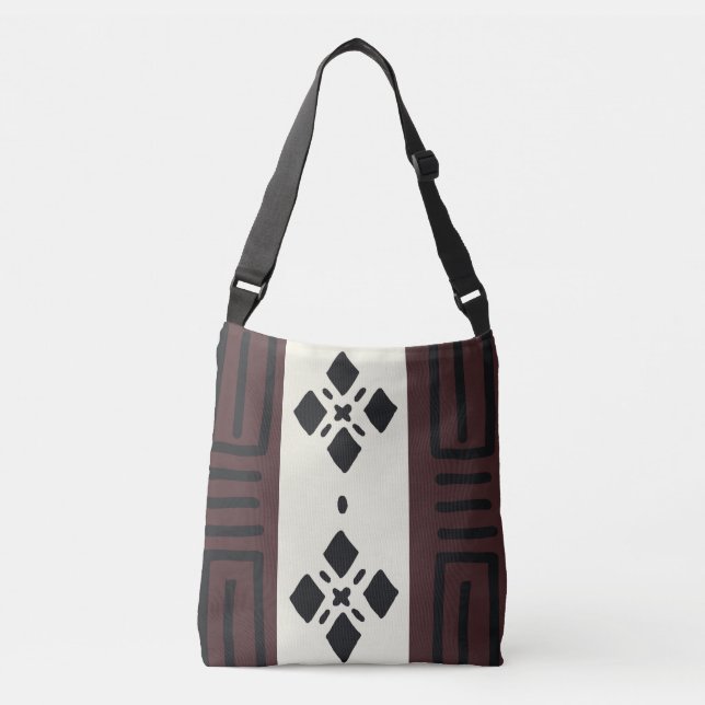 Bolsa de tela de barro africana impresa (Anverso)
