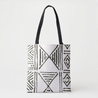 Bolsa de tela de barro blanca impresa