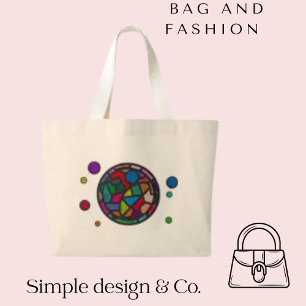 Bolsa de tela de color sagrado Minimalista de vidr