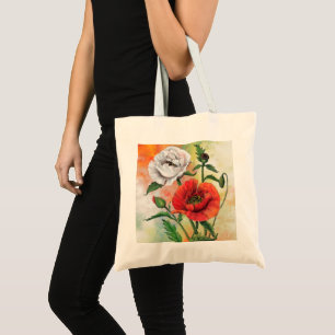 Bolsa de tela de los lapachos blancos rojos - Pint
