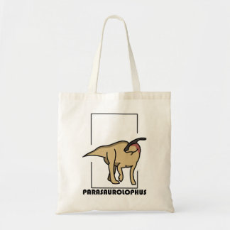 Bolsa de tela diseño dinosaurio Parasaurolophus