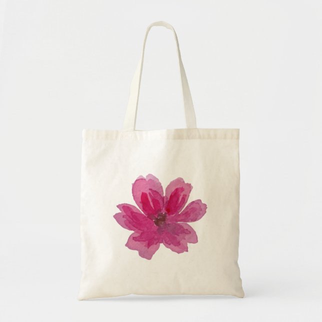 Bolsa de tela floral (Frente)
