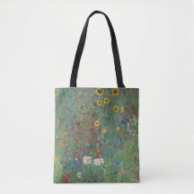 BOLSA DE TELA: GUSTAV KLIMT :FARM GARDEN