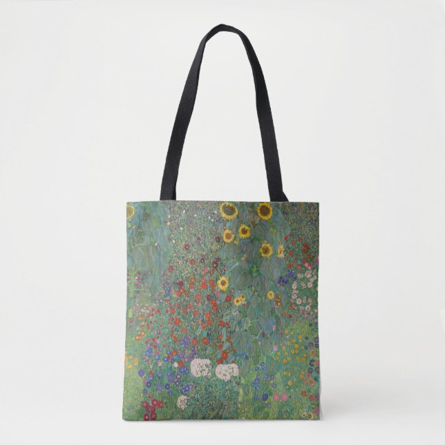 BOLSA DE TELA: GUSTAV KLIMT :FARM GARDEN (Anverso)