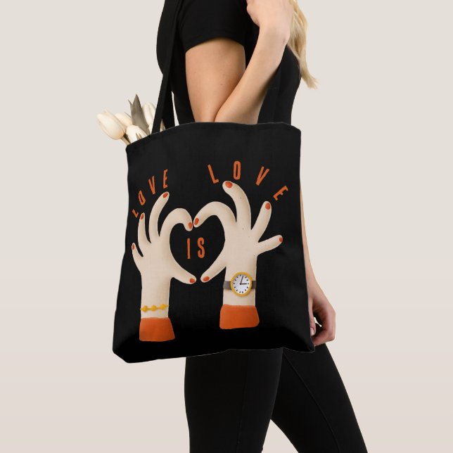 Bolsa de tela Love is Love (Detalle)