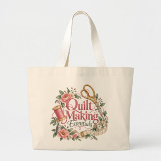 Bolsa de tela para quilt con estampado floral Esse