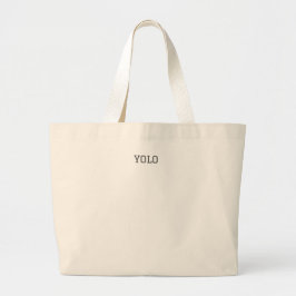 Bolsa de tela "YOLO" - Carrera diaria divertida