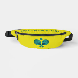 Bolsa de tenis de mesa retro amarillo