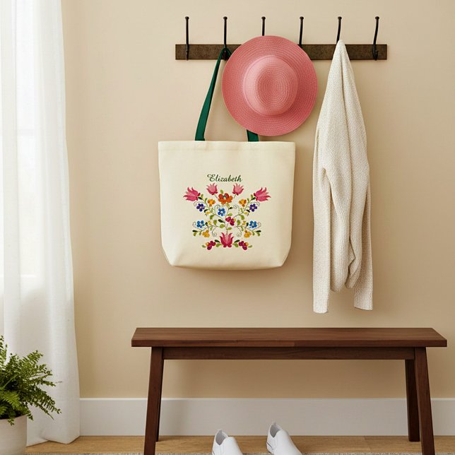 Bolsa de teta personalizada con bordado floral (Subido por el creador)