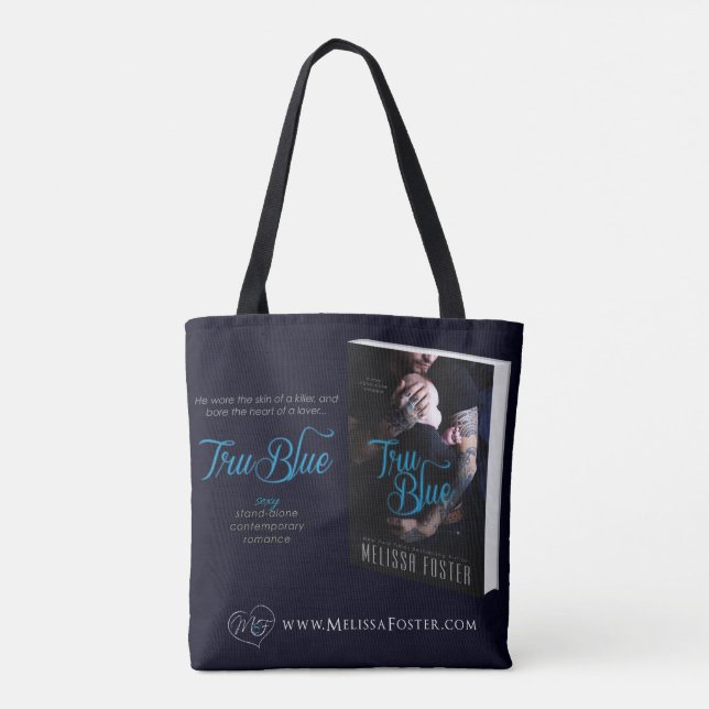 Bolsa de tetas azul Tru (Reverso)