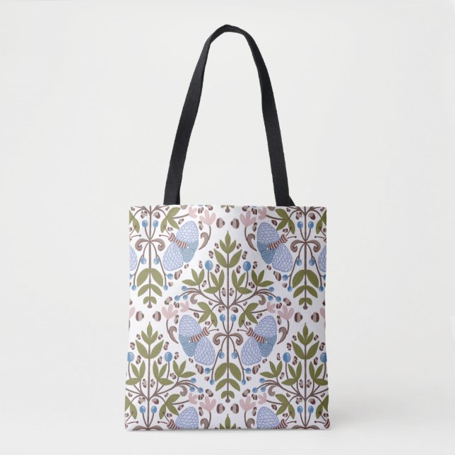 Bolsa de tetas con motivos florales de moho (Anverso)