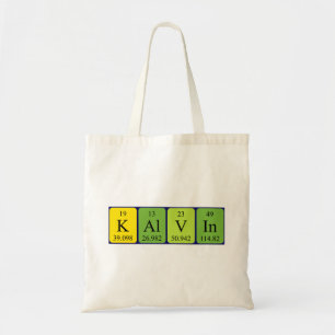 Bolsa de tetas con nombre de tabla periódica de Ka