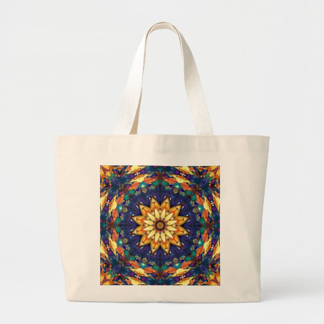 bolsa de tetas con patrón de flor amarillo (Frente)