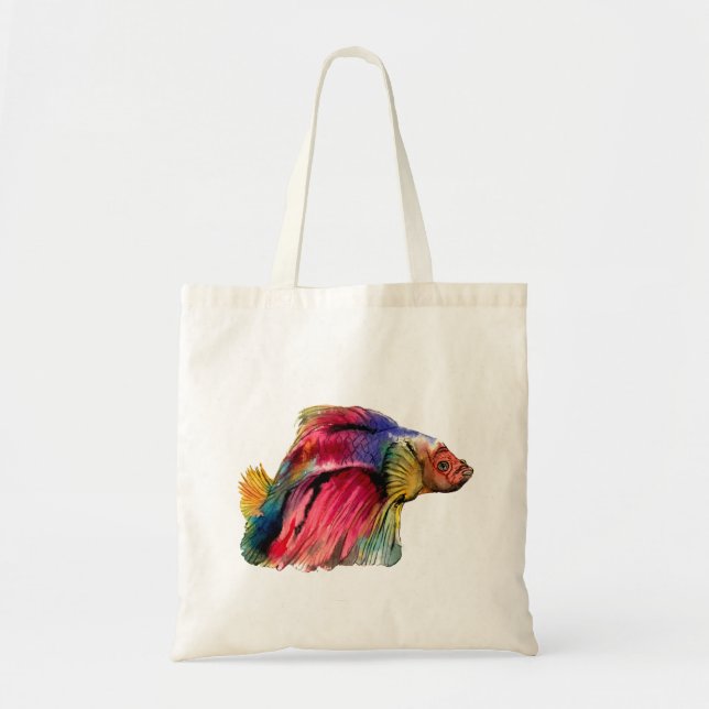 Bolsa de tetas con presupuesto con diseño de betta (Frente)