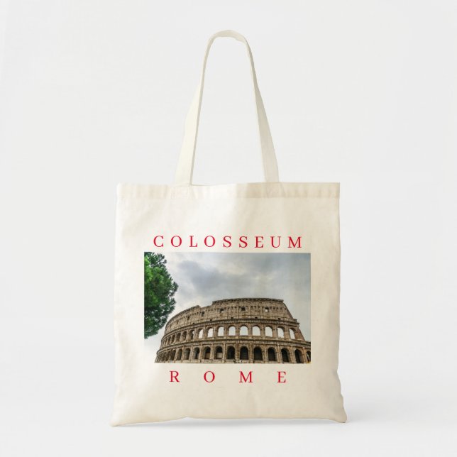 Bolsa de tetas con vistas al Coliseo de Roma (Frente)