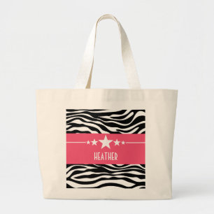 Bolsa de tetas de cebra de estrella rosa
