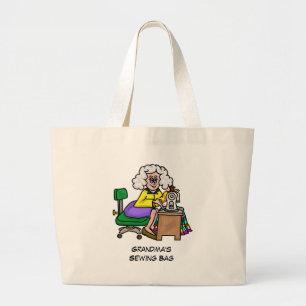 Bolsa de tetas de coser de la abuela
