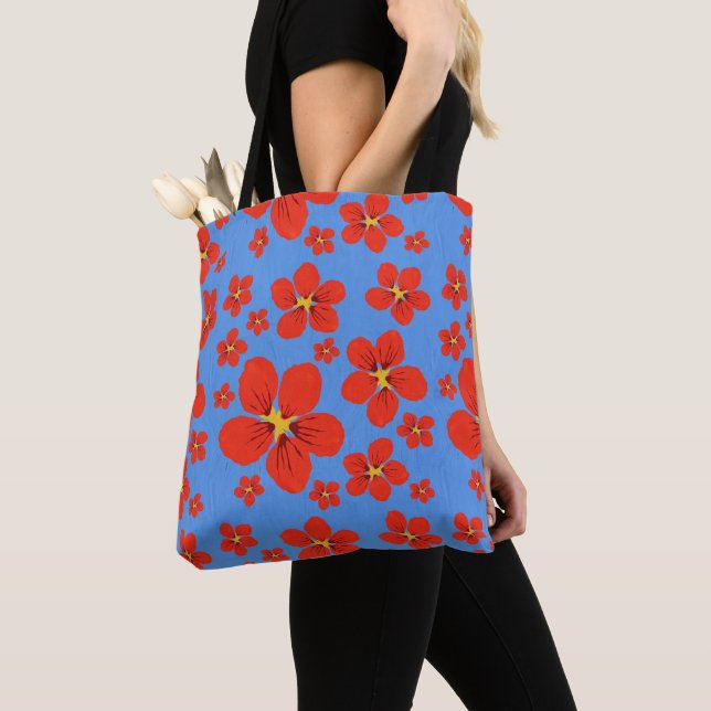 Bolsa de tetas de diseño de nasturcio (Detalle)