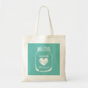 Bolsa de tetas de la doncella de boda de masón tur