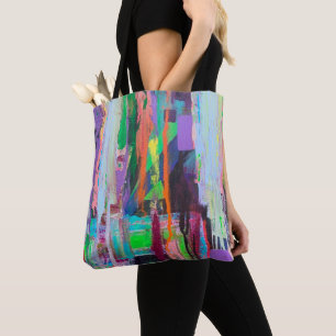 Bolsa de tetas de la niebla morada