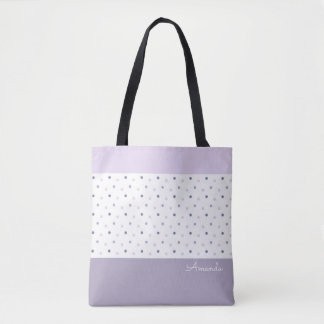 Bolsa de tetas de los puntos de la polka pastel