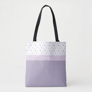 Bolsa de tetas de los puntos de la polka pastel
