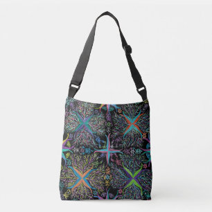 Bolsa de tetas de malla de cuerpo cruzado Calipso