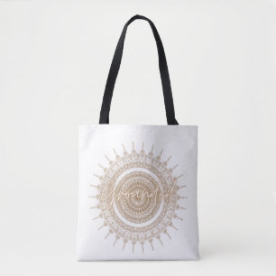 Bolsa de tetas de Mandala en tierra