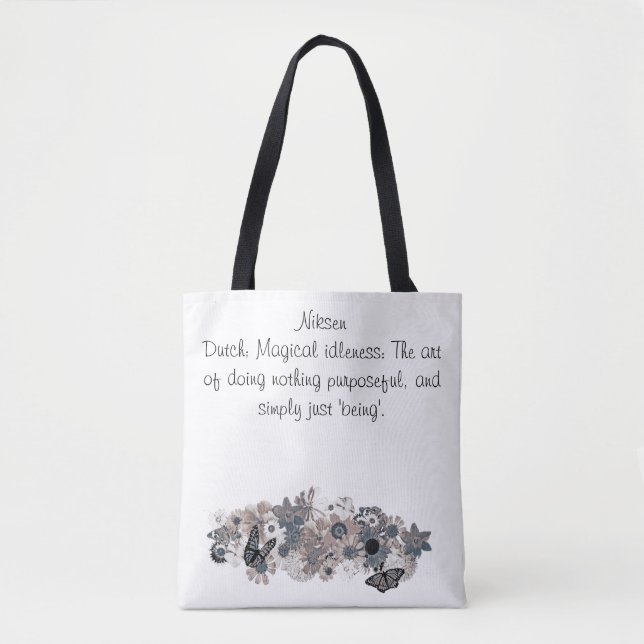 Bolsa de tetas de parche de flor (Anverso)
