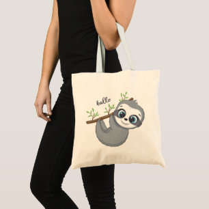 Bolsa de tetas de pereza animada