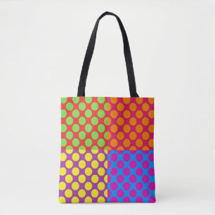 Bolsa de tetas de punto de polka