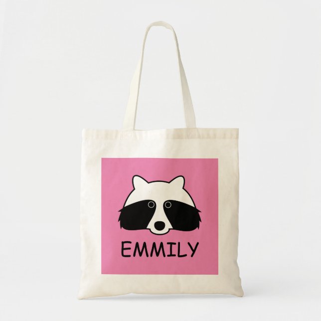 Bolsa de tetas de raccoon cute personalizada para  (Frente)